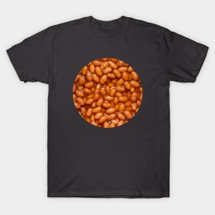 Baked Beans in Maple Syrup Sauce Circle Photograph T-Shirt